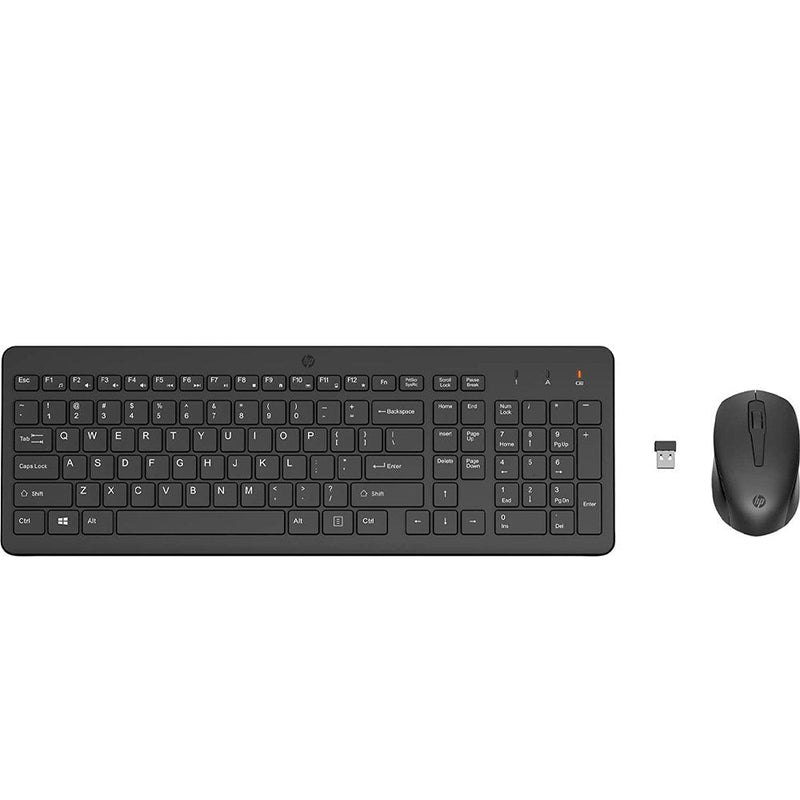 HP 330 Wireless Keyboard and Optical Mouse Ultra Slim Combo with LED Indicators - SWIFT PERIPHERALS2V9E6AA