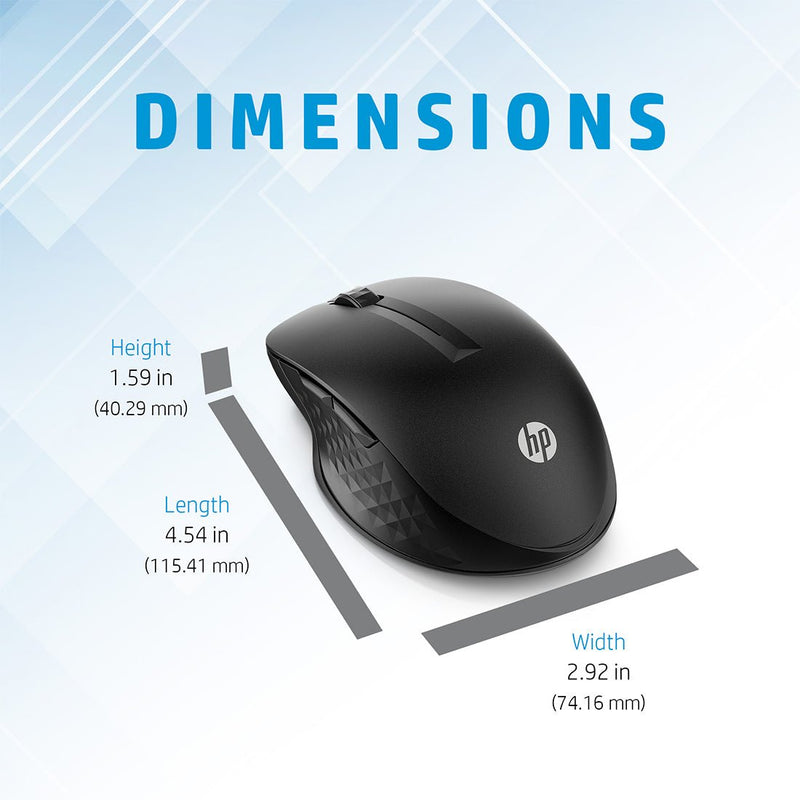 HP 430 Multi - Device Wireless Mouse with 4000 DPI and Multi Surface Tracking - SWIFT PERIPHERALS3B4Q2AA