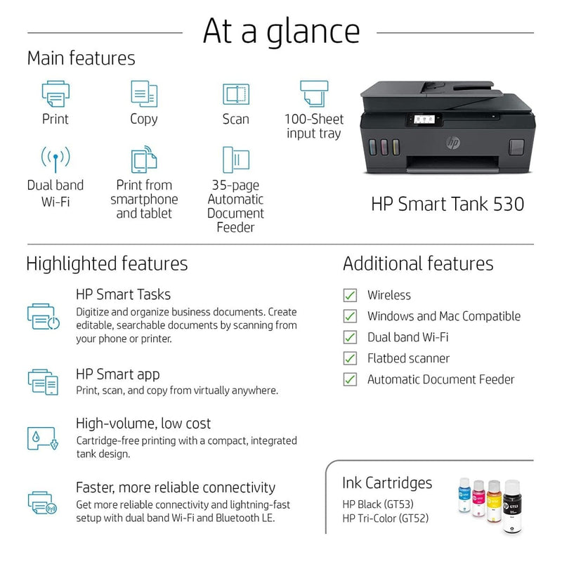 HP 530 MULTIFUNCTION COLOUR PRINTER - SWIFT PERIPHERALS103256