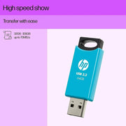 HP 64 GB 712w USB 3.2 Flash Drive - Blue - SWIFT PERIPHERALS7Z377AA