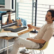 HP AIO 24 13th Gen Intel Core i3 - 1315U, 8GB, 512GB SSD, Intel UMA Graphics, 24 Inch FHD, Win 11 Home, MS Office 2024, Black, CR0903IN - SWIFT PERIPHERALS1096753
