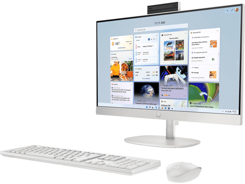 HP AIO 24 - CR0477IN (I5 - 1334U/8/512GB/24/W11 MS24/SHELL WHITE) - SWIFT PERIPHERALS1093040