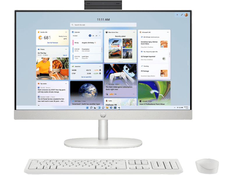 HP AIO 24 - CR0477IN (I5 - 1334U/8/512GB/24/W11 MS24/SHELL WHITE) - SWIFT PERIPHERALS1093040