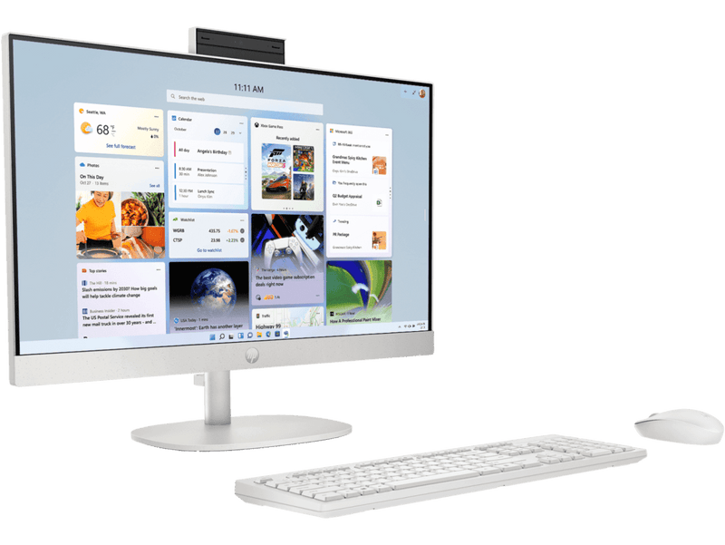 HP AIO 24 - CR0477IN (I5 - 1334U/8/512GB/24/W11 MS24/SHELL WHITE) - SWIFT PERIPHERALS1093040