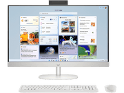 HP AIO 27 13th Gen Intel Core i3 - 1315U, 8GB, 512GB SSD, Intel UHD Graphics, 27 Inch FHD, Win 11, MS Office 2024, Shell White, CR0902IN - SWIFT PERIPHERALS