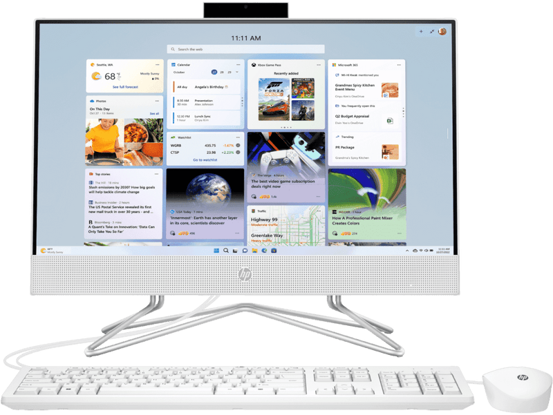 HP ALL - IN - ONE 22 - DD0304IN BUNDLE PC - SWIFT PERIPHERALS84J08PA