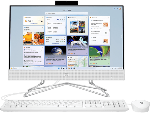 HP ALL - IN - ONE 22 - DD0304IN BUNDLE PC - SWIFT PERIPHERALS84J08PA