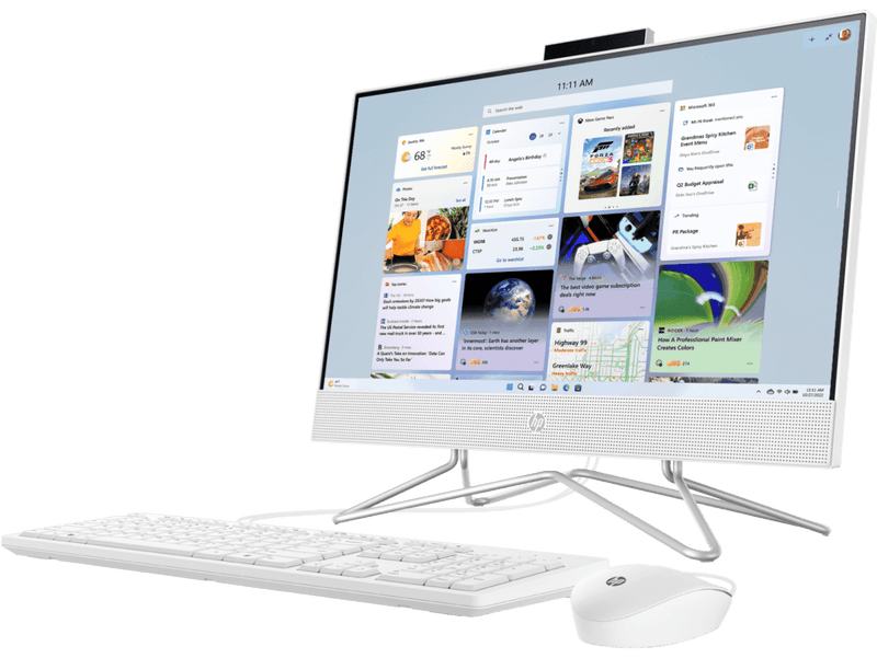 HP ALL - IN - ONE 22 - DD0304IN BUNDLE PC - SWIFT PERIPHERALS84J08PA
