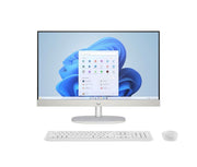HP ALL - IN - ONE 24,13TH GEN INTEL CORE I7 - 1355U,23.8INCH(60.5 CM),FHD,ANTI - GLARE,16 GB DDR4,512GB SSD, 710 WHITE WIRELESS KEYBOARD AND MOUSE COMBO,WINDOWS 11,SHELL WHITE, 5.53KG,24 - CR0037IN - SWIFT PERIPHERALSA13WPPA