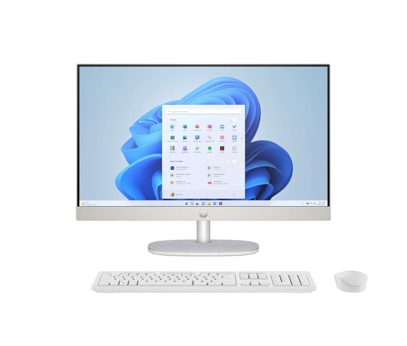 HP ALL - IN - ONE 24,13TH GEN INTEL CORE I7 - 1355U,23.8INCH(60.5 CM),FHD,ANTI - GLARE,16 GB DDR4,512GB SSD, 710 WHITE WIRELESS KEYBOARD AND MOUSE COMBO,WINDOWS 11,SHELL WHITE, 5.53KG,24 - CR0037IN - SWIFT PERIPHERALSA13WPPA