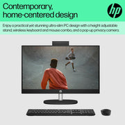 HP ALL - IN - ONE DESKTOP 24 PC, AMD RYZEN 5 7520U, 16 GB LPDDR5, 512GB SSD, 60.5 CM (23.8 INCH), DUAL 2W SPEAKERS,WINDOWS 11,MSO, SHELL WHITE, 5.27 KG, 24 - CR0025IN - SWIFT PERIPHERALSB0FZ7PA