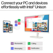 HP ALL - IN - ONE DESKTOP INTEL CORE I3 - N300,21.5 INCH(54.5CM),FHD,ANTI - GLARE,8 GB DDR5, 512GB SSD,WHITE WIRELESS KEYBOARD AND MOUSE COMBO,WHITE, WINDOWS 11, 4.17KG,22 - DG0786IN - SWIFT PERIPHERALS9T9X1PA