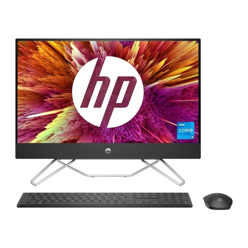 HP ALL - IN - ONE PC 12TH GEN INTEL CORE I5 - 1235U 24 - INCH FHD ANTI GLARE DESKTOP (8GB RAM/512GB/WINDOWS 11/WIRELESS KEYBOARD AND MOUSE COMBO/MSO/IR PRIVACY CAMERA/JET BLACK) 24 - CB1907IN - SWIFT PERIPHERALS1087305