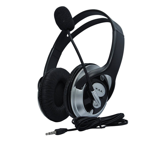 HP B4B09PA Over - Ear Wired Headphones with Microphone and 3.5mm Jack Connectivity - SWIFT PERIPHERALSB4B09PA