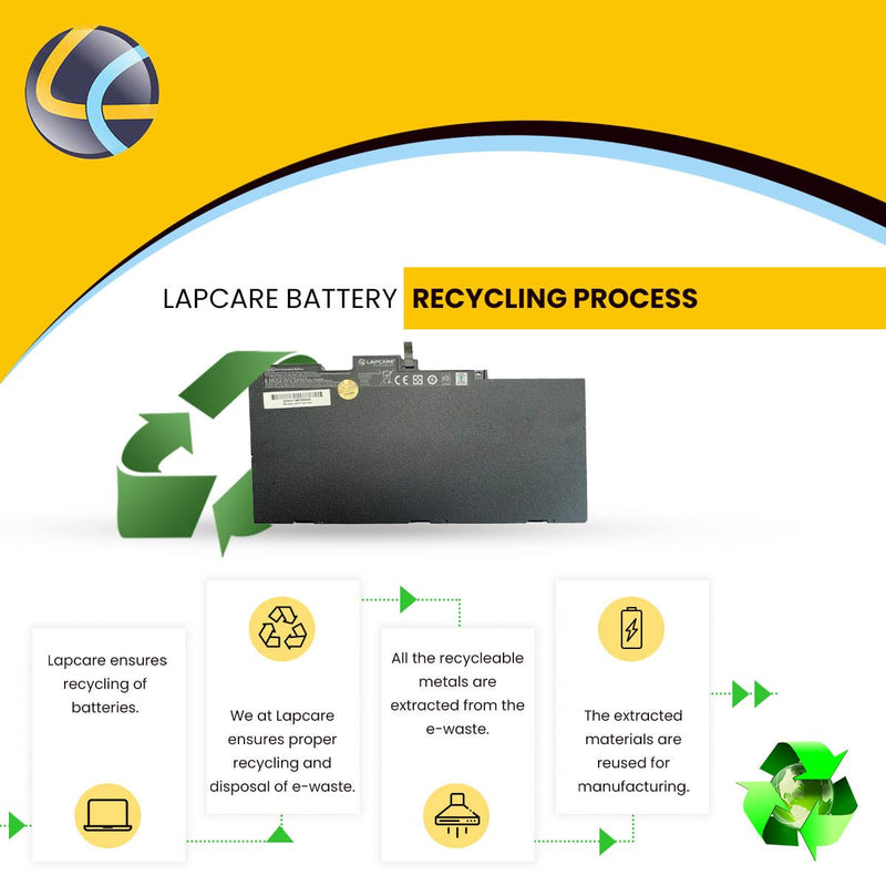 HP CS03XL Compatible Laptop Battery 46.5Wh 3400mAh 11.4V 3 Cell - SWIFT PERIPHERALSLHOBTEL6318