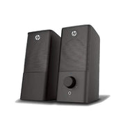 HP DHS - 2101 2.0 Portable Multimedia Wired Speaker with USB and 3.5mm AUX Connectivity - Black - SWIFT PERIPHERALS8CA76AA
