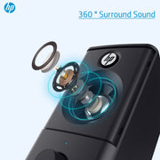HP DHS - 2101 2.0 Portable Multimedia Wired Speaker with USB and 3.5mm AUX Connectivity - Black - SWIFT PERIPHERALS8CA76AA