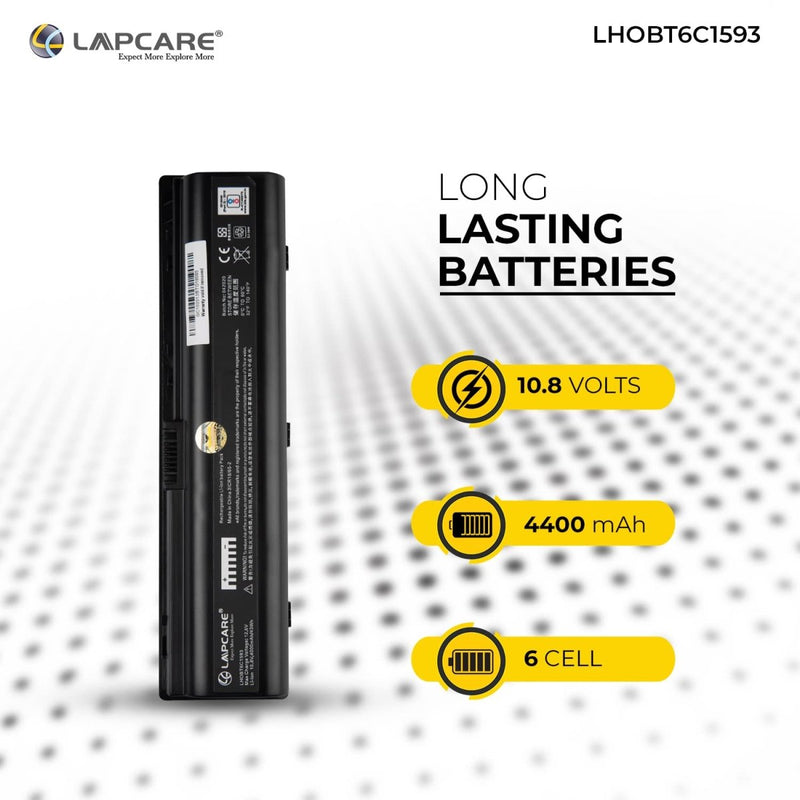 HP DV2000 Compatible Laptop Battery 47.52Wh 4400mAh 10.8V 6 Cell - SWIFT PERIPHERALSLHOBT6C1593