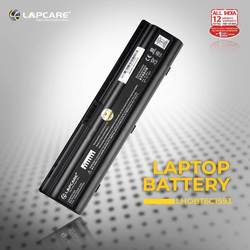 HP DV2000 Compatible Laptop Battery 47.52Wh 4400mAh 10.8V 6 Cell - SWIFT PERIPHERALSLHOBT6C1593