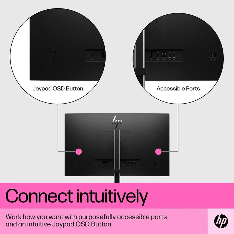 HP E24T G5 23.8 - inch Full HD IPS Touch Screen Monitor with On - Screen Controls - SWIFT PERIPHERALS6N6E6AA