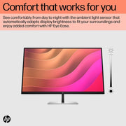 HP E32K G5 31.5" 2160p 4K UHD IPS Panel 99% sRGB Eye Ease USB - C Monitor with Speakers - SWIFT PERIPHERALS6N4D6AA