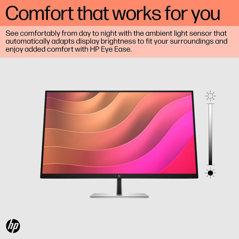 HP E32K G5 31.5" 2160p 4K UHD IPS Panel 99% sRGB Eye Ease USB - C Monitor with Speakers - SWIFT PERIPHERALS6N4D6AA
