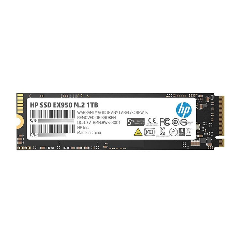 HP EX950 1TB M.2 3D TLC NAND Internal Solid State Drive - SWIFT PERIPHERALS5MS23AA