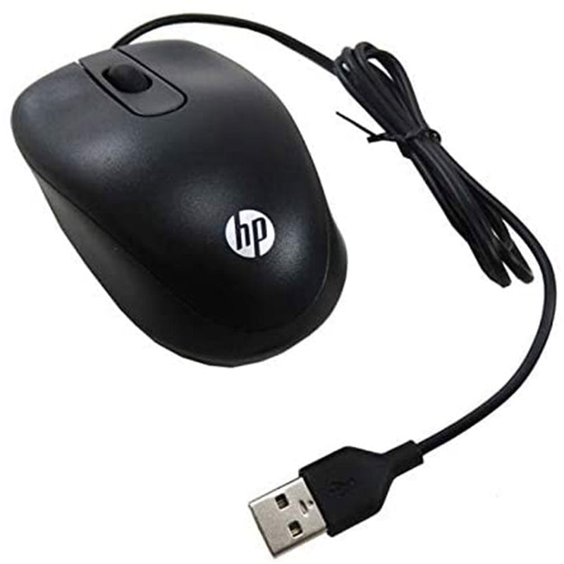 HP G1K28AA USB Travel Wired Mouse with 1000 DPI and 3 buttons - SWIFT PERIPHERALSG1K28AA