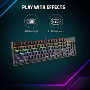 HP GK320 Mechanical Gaming RGB Wired USB Keyboard - SWIFT PERIPHERALS4QN01AA
