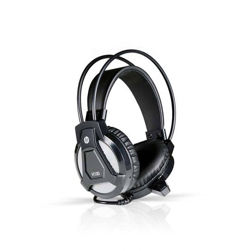 HP H100 Gaming Wired Over - Ear Headset with 50mm Driver and Microphone - SWIFT PERIPHERALS3DR59PA