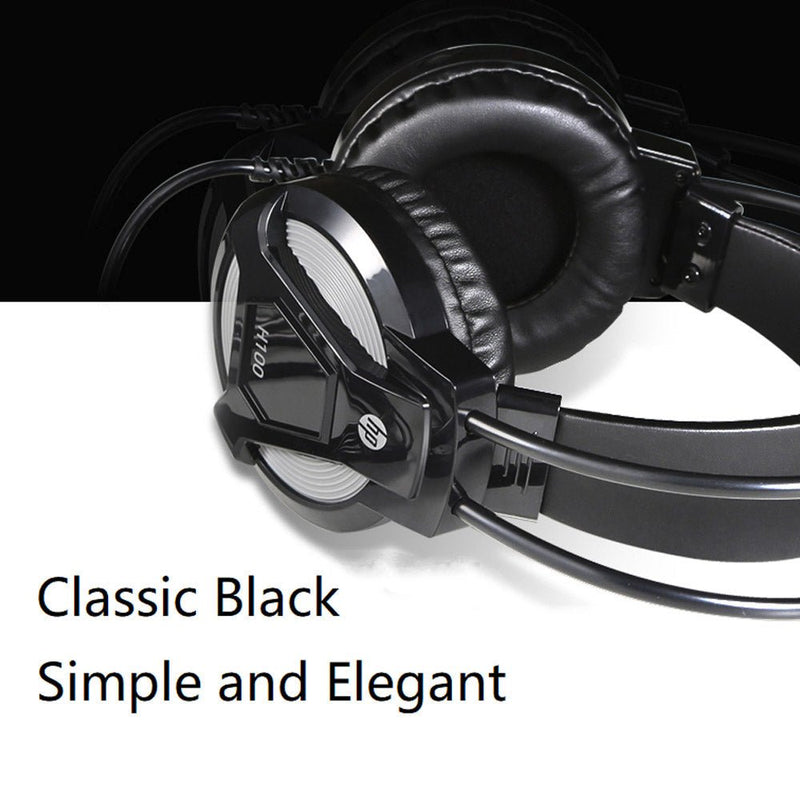 HP H100 Gaming Wired Over - Ear Headset with 50mm Driver and Microphone - SWIFT PERIPHERALS3DR59PA