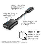 HP HDMI to VGA Adapter - SWIFT PERIPHERALSH4F02AA