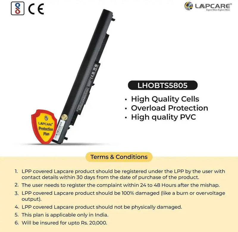 HP HS04 BIS Certified Compatible Laptop Battery 14.6V 2200mAh 4 Cell - SWIFT PERIPHERALSLHOBTS5805