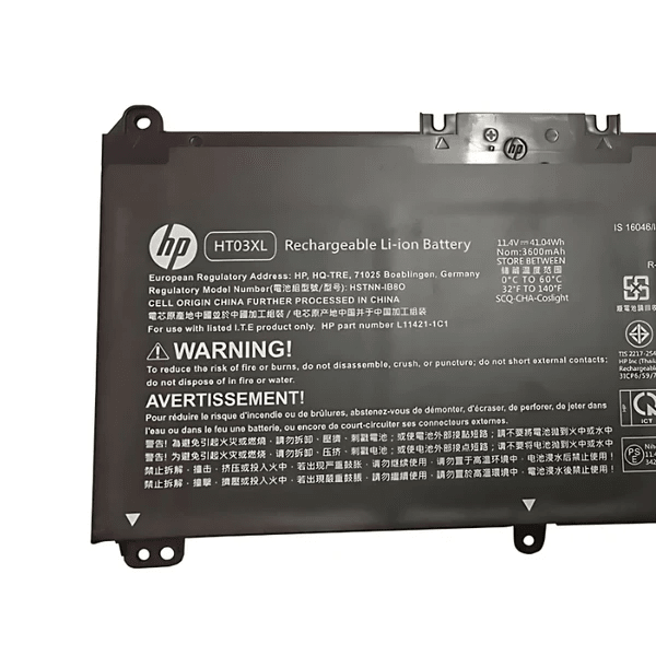 HP HT03XL Original OEM 3600mAh 11.4V 3 Cell Laptop Battery With 1 Year Warranty - SWIFT PERIPHERALSHT03XL-OEM-2