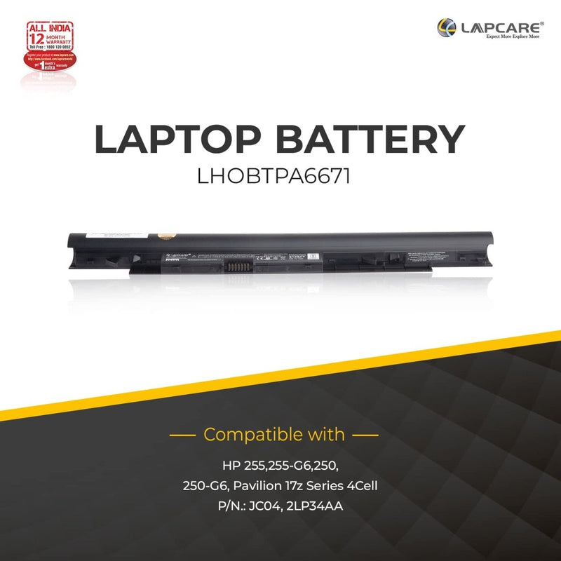 HP JC04 Compatible Laptop Battery 2000mAh 32.56Wh 14.8V 4 Cell - SWIFT PERIPHERALSLHOBTPA6671