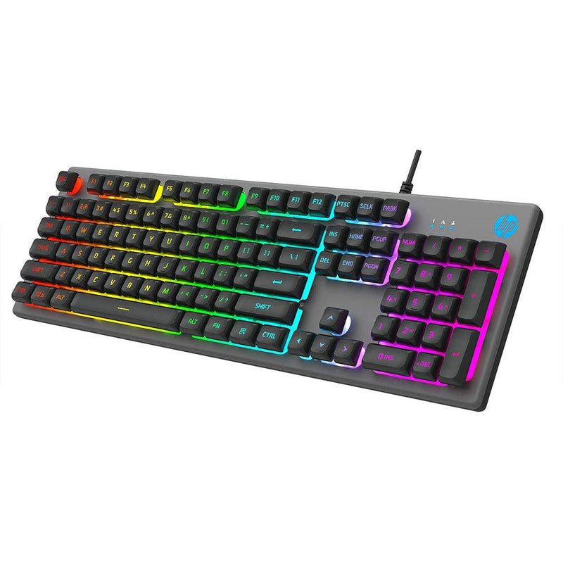 HP K500F Wired USB Mechanical Gaming RGB Keyboard with Height Adjustment - SWIFT PERIPHERALS7ZZ97AA