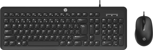HP KM160 WIRED MOUSE AND KEYBOARD COMBO - SWIFT PERIPHERALS1088898
