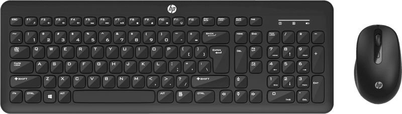 HP KM260 WIRELESS MOUSE AND KEYBOARD COMBO - SWIFT PERIPHERALS1089329