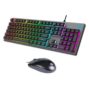 HP KM300F RGB Wired Keyboard and Mouse Gaming Combo with Adjustable DPI - SWIFT PERIPHERALS8AA01AA