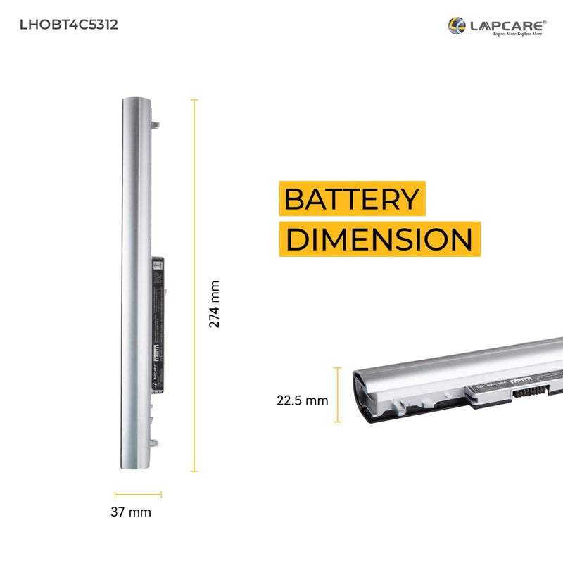 HP LA04 Compatible Laptop Battery 32.56Wh 2200mAh 14.8V 4 Cell - SWIFT PERIPHERALSLHOBT4C5312