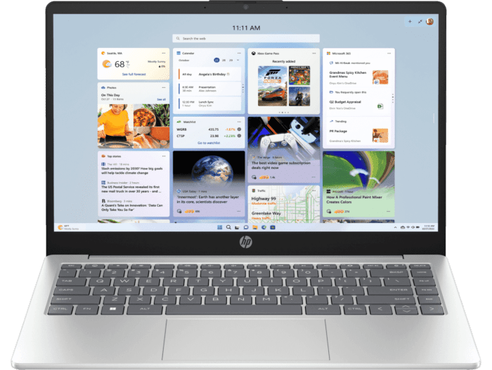 HP LAPTOP 14, INTEL CORE I5 - 1335U, 14 - INCH(35.6 CM),FHD,ANTI - GLARE,16GB DDR4,512GB SSD,INTEL IRIS X GRAPHICS, IMAGEPAD,DUAL SPEAKERS, WINDOWS 11,MSO,SILVER,1.4 KG, 14 - GR0001TU - SWIFT PERIPHERALSHPLAPTOP-069