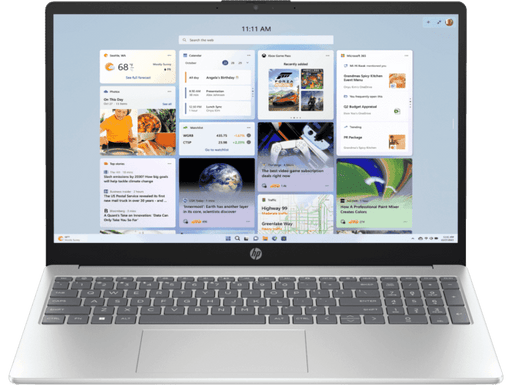 HP LAPTOP 15, INTEL CORE 3 100U,15.6 - INCH(39.6 CM),FHD,ANTI - GLARE,8GB DDR4,512GB SSD,DUAL SPEAKERS,WINDOWS 11,NATURAL SILVER,1.65 KG,S15 - FD1095TU - SWIFT PERIPHERALSHPLAPTOP-063