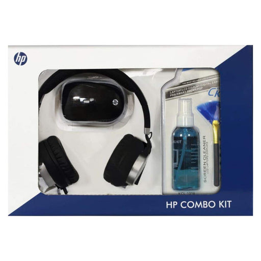HP Laptop Accessories Combo Kit of Wireless Mouse Headphone with mic 15.4 inch Laptop Sleeve Mouse pad and Laptop Cleaning Kit - SWIFT PERIPHERALS7CS24PA