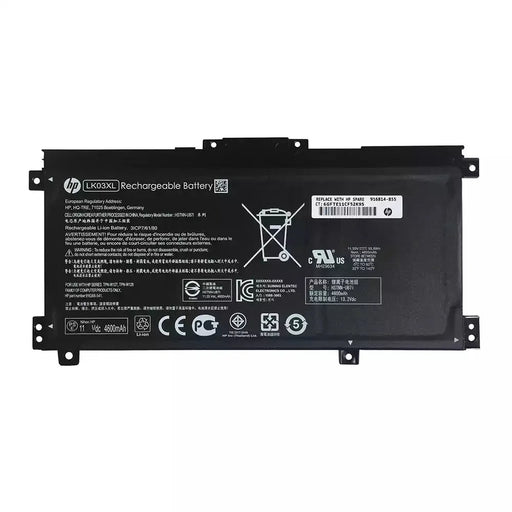 HP LK03XL Original OEM 55.8Whr 4835mAh 11.55V 3 Cell Laptop Battery - SWIFT PERIPHERALSLK03XL-OEM