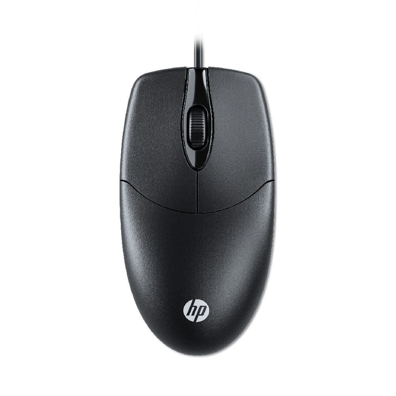HP M050 3 Button 1200 DPI USB Wired Mouse (Black) - SWIFT PERIPHERALS7J4G9AA