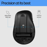 HP M120 Wireless Mouse, 2.4 GHz Wireless Connection, 6 Buttons, Up to 1600 DPI - SWIFT PERIPHERALS7J4G4AA