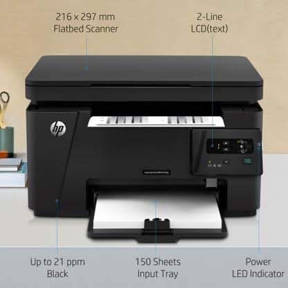 HP M126A LASERJET MULTIFUNCTION PRINTER - SWIFT PERIPHERALS104065
