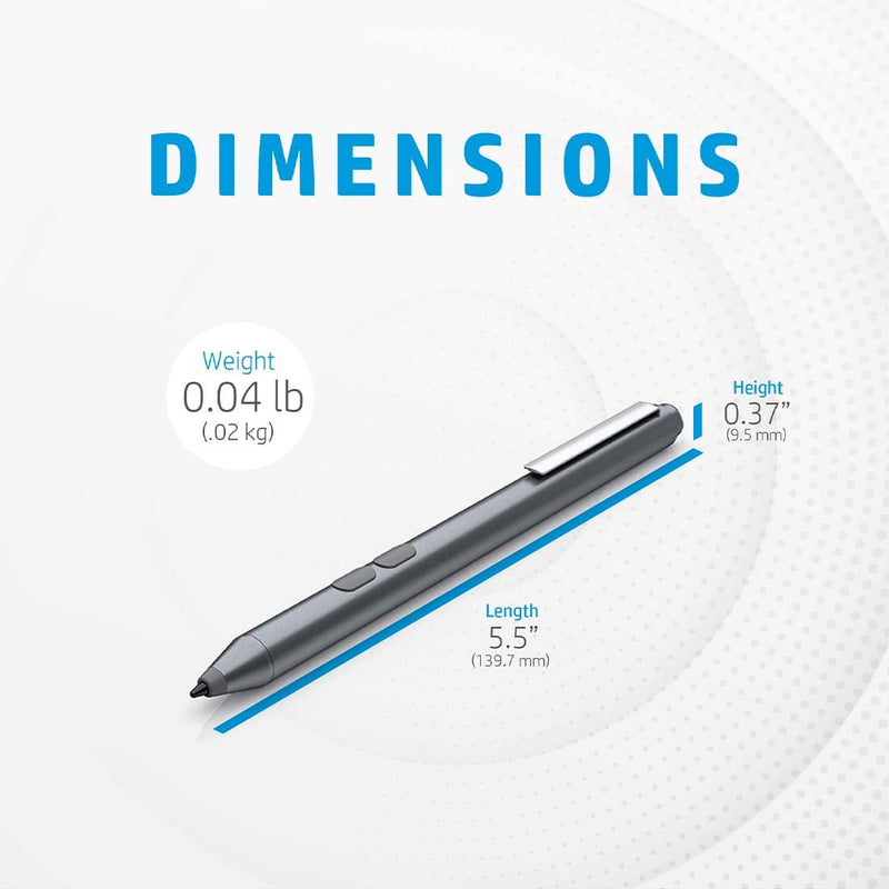 HP MPP 1.51 Stylus Pen with 18 Month Battery Life and Microsoft Pen Protocol - SWIFT PERIPHERALS3V2X4AA