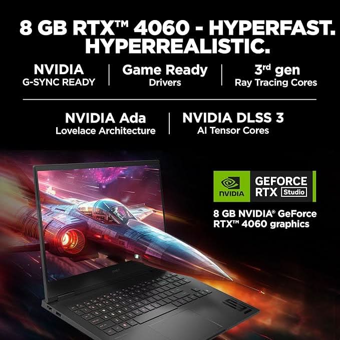 HP OMEN 16 GAMING XD0020AX [R7 - 7840HS RYZEN/16GB/1TB SSD/WIN11 HOME+MSO/16.0 INCH/8GB - RTX4060 GRAPHICS /1 YEAR(S)/BLACK] - SWIFT PERIPHERALS1089131