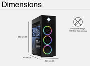 HP Omen 45L Gaming Desktop, Intel Core Ultra 9 285K processor, 64GB Ram, 2TB SSD, 2TB HDD, GeForce RTX 5090 - 32GB GDDR7, Win 11 Home, MS Office 2024, Black, GT22 - 3000IN - SWIFT PERIPHERALS1096661